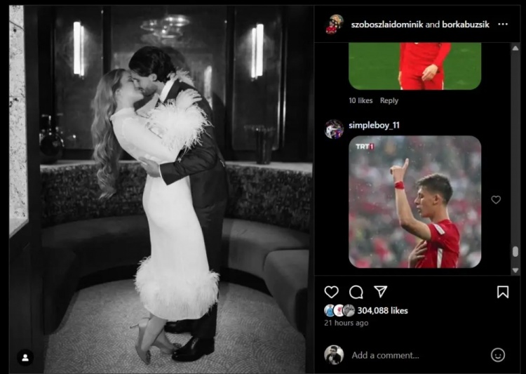 沒完沒了？索博曬結婚照，評論區還有很多球迷在刷居勒爾圖片